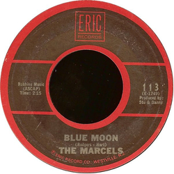 The Marcels Blue Moon / Goodbye To Love Vinyl 7" USED