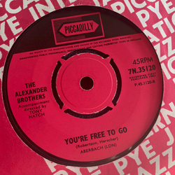 The Alexander Brothers I'd Rather Die Young Vinyl 7" USED
