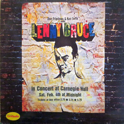 Lenny Bruce In Concert At Carnegie Hall Concert Vinyl LP USED