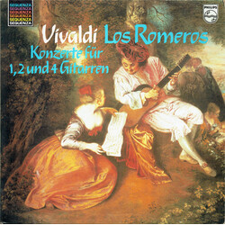 Antonio Vivaldi / The Romeros Konzerte Für 1, 2 Und 4 Gitarren Vinyl LP USED