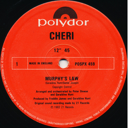 Cheri Murphy's Law Vinyl 12" USED