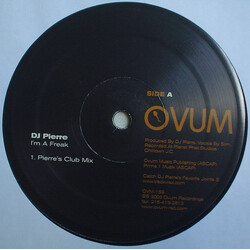 DJ Pierre I'm A Freak USED VINYL 12INCH