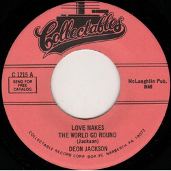 Deon Jackson Love Makes The World Go Round / You Said You Loved Me USED VINYL 7INCH 45 RPM REISSUE