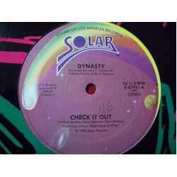 Dynasty Check It Out USED VINYL 12INCH 33 S RPM