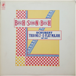 Franz Schubert / Adolf Busch / Rudolf Serkin / Hermann Busch Trio No. 2 In E-Flat Major Op. 100 Vinyl LP USED