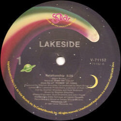 Lakeside Relationship USED VINYL 12INCH 33 S RPM