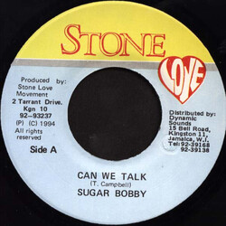 Sugar Bobby Can We Talk Vinyl 7" USED