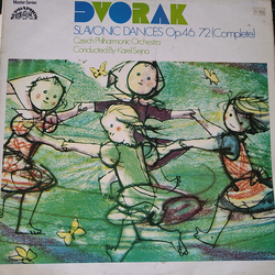 Antonín Dvořák / The Czech Philharmonic Orchestra / Karel Šejna Slavonic Dances Op.46 72 (Complete) Vinyl LP USED