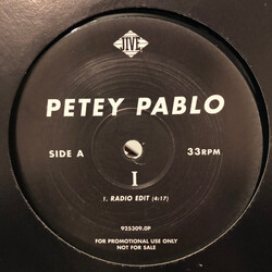 Petey Pablo I USED VINYL 12INCH PROMO
