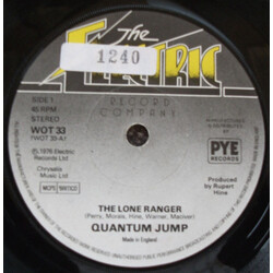 Quantum Jump The Lone Ranger USED VINYL 7INCH STEREO