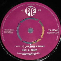 Miki & Griff I Wish It Had Been A Dream USED VINYL 7INCH SINGLE 45 RPM