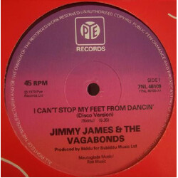 Jimmy James & The Vagabonds I Can't Stop My Feet From Dancin' USED VINYL 12INCH 45 RPM