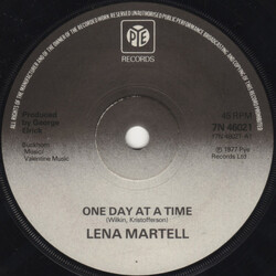 Lena Martell One Day At A Time USED VINYL 7INCH 45 RPM REPRESS
