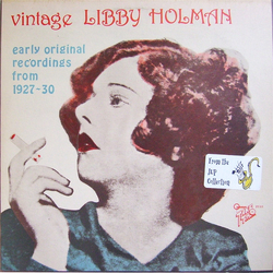 Libby Holman Vintage Libby Holman Vinyl LP USED
