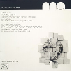 Alban Berg / Josef Suk / Karel Ančerl / Libor Pešek Violinkonzert "Dem Andenken Eines Engels" - Kammerkonzert Für Klavier Und Geige Mit 13 Bläsern Vin
