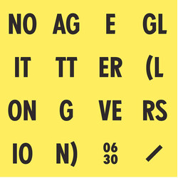 No Age Glittter USED VINYL 12INCH 45 RPM SINGLE