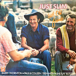 Slim Dusty Just Slim With Old Friends Vinyl LP USED