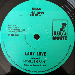 Neville Grant / Clarence Aird Lady Love / Pretty Looks USED VINYL 12INCH
