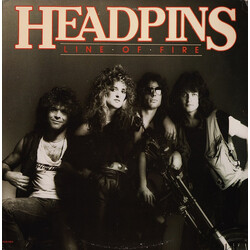 Headpins Line Of Fire Vinyl LP USED