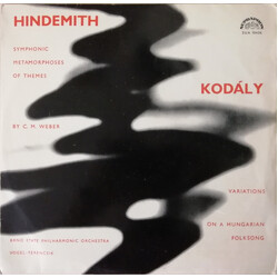 Paul Hindemith / Zoltán Kodály Symphonic Metamorphoses Of Themes By C. M. Weber / Variations On A Hungarian Folksong Vinyl LP USED