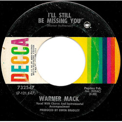Warner Mack I'll Still Be Missing You / Sunshine Bring Back My Sunshine USED VINYL 7INCH 45 RPM SINGLE