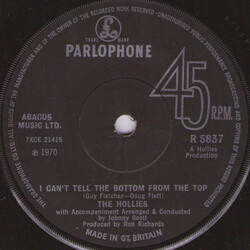 The Hollies I Can't Tell The Bottom From The Top USED VINYL 7INCH 45 RPM SINGLE MONO