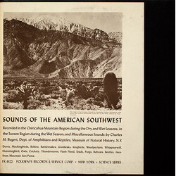 Charles M. Bogert Sounds Of The American Southwest Vinyl LP USED