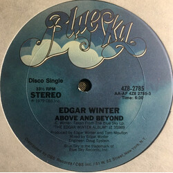 Edgar Winter Above And Beyond VINYL 12" USED