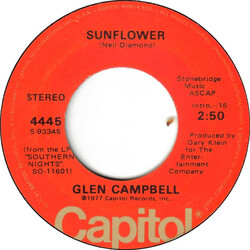 Glen Campbell Sunflower USED VINYL 7INCH SINGLE 45 RPM