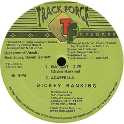 Dicky Ranking / Derrick Irie Wa' Dat / Enemy USED VINYL 12INCH 45 RPM