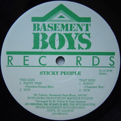 Sticky People Party Time / Kong VINYL 12" USED