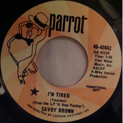 Savoy Brown I'm Tired / Stay With Me Baby Vinyl 7" USED