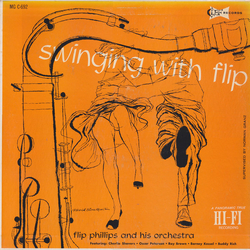 Flip Phillips And His Orchestra Swinging With Flip Vinyl LP USED
