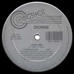Dionne Your Lies VINYL 12" USED