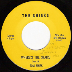 Tommy Shiek Where's The Stairs / Lollipop Vinyl 7" USED