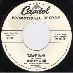 Annisteen Allen Fujiyama Mama / Wheels Of Love USED VINYL 45 RPM 7INCH PROMO