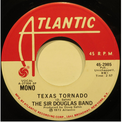 The Sir Douglas Band Texas Tornado Vinyl 7" USED