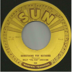 Billy Emerson Something For Nothing USED VINYL 7INCH 45 RPM SINGLE