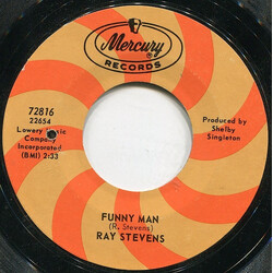 Ray Stevens Funny Man USED VINYL 7INCH 45 RPM SINGLE REISSUE