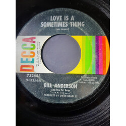 Bill Anderson (2) / Po' Boys Love Is A Sometimes Thing / And I'm Still Missing You USED VINYL 7INCH 45 RPM SINGLE