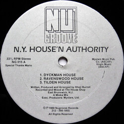 N.Y. House'n Authority Dyckman House USED VINYL 12INCH 33 S RPM