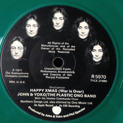 John Lennon & Yoko Ono / The Plastic Ono Band Happy Xmas (War Is Over) USED VINYL 7INCH 45 RPM SINGLE
