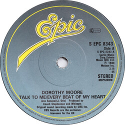 Dorothy Moore Talk To Me / Every Beat Of My Heart USED VINYL 7INCH SINGLE