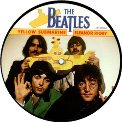 The Beatles Yellow Submarine / Eleanor Rigby USED VINYL 7INCH 45 RPM SINGLE LIMITED EDITION PICTURE DISC REISSUE