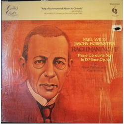 Sergei Rachmaninoff / Earl Wild / Jascha Horenstein / Royal Philharmonic Orchestra Piano Concerto No. 3 In D Minor, Op. 30 Vinyl LP USED