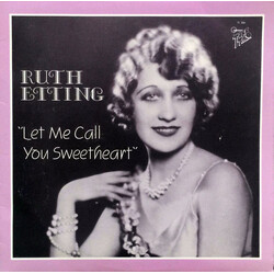 Ruth Etting Let Me Call You Sweetheart Vinyl LP USED