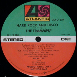 The Trammps Hard Rock And Disco USED VINYL 12INCH 33 S RPM PROMO