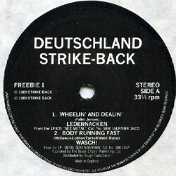 Various Deutschland Strike-Back USED VINYL 7INCH 33 S RPM PROMO SAMPLER COMPILATION