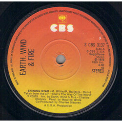 Earth, Wind & Fire Shining Star USED VINYL 7INCH 45 RPM SINGLE