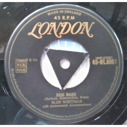Slim Whitman Rose Marie USED VINYL 7INCH 45 RPM SINGLE
